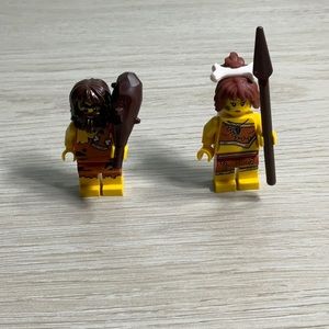 Lego Collectible Caveman And Cave woman